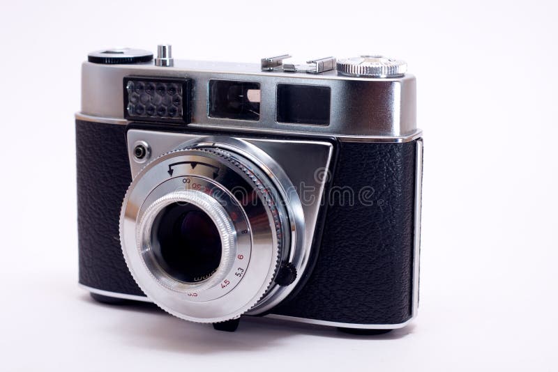 Old 35mm film camera stock image Old 35mm film camera stock image