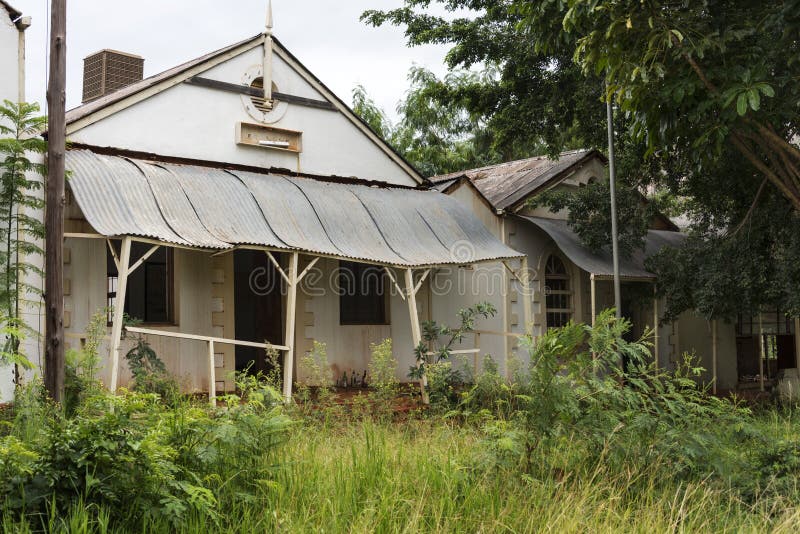 Old abandon gold mine village leydsdorp