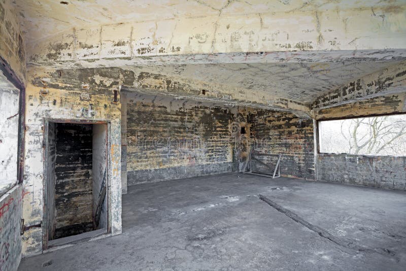 Old abandoned building interior, hdr processing. stock image Old abandoned building interior, hdr processing. stock image