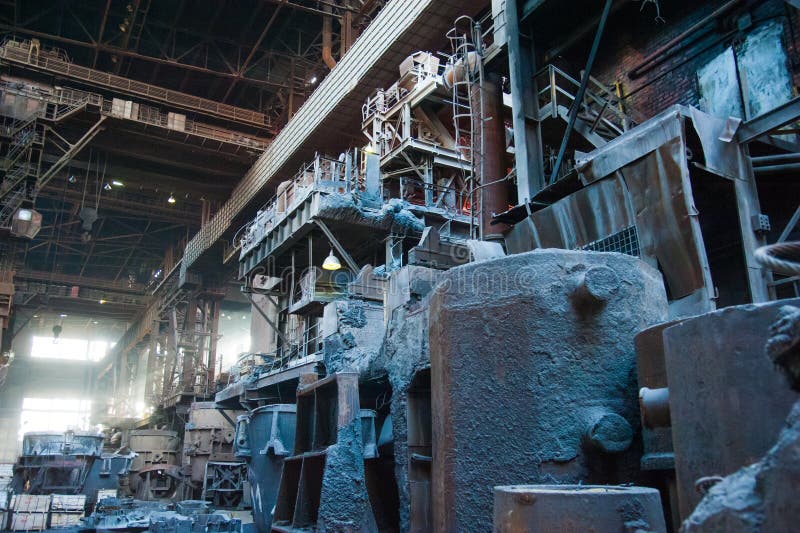 Old Abandoned Metallurgical Plant Stock Image - Image of metallurgy ...