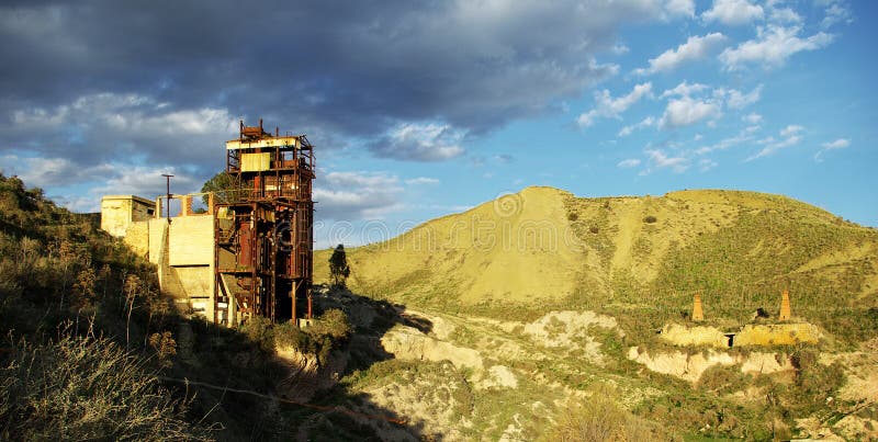 Old abandoned sulfur mine 05