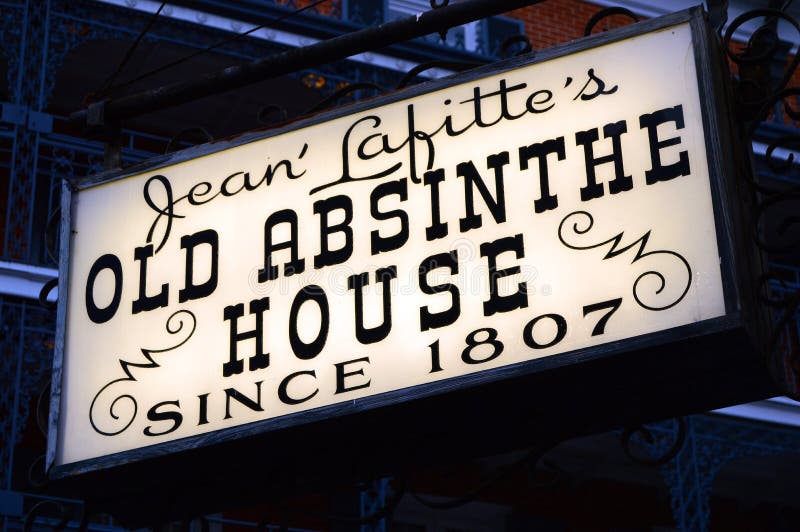 Old Absinthe House, New Orleans stock photography Old Absinthe House, New Orleans stock photography