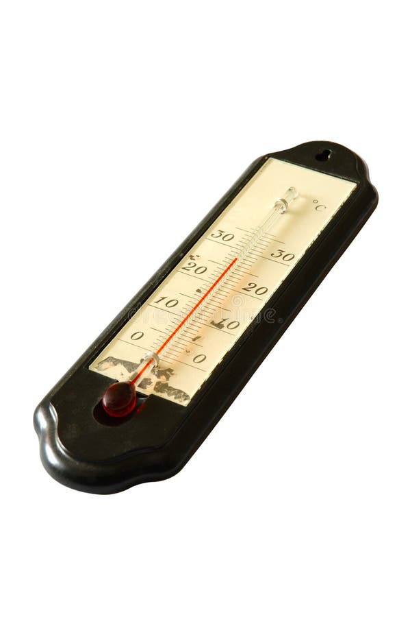 Old alcohol thermometer.