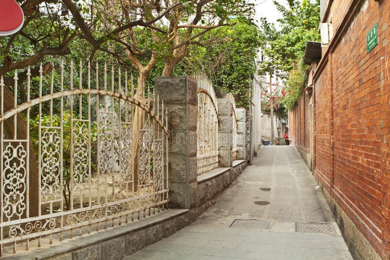 Old alley in Xiamen, China