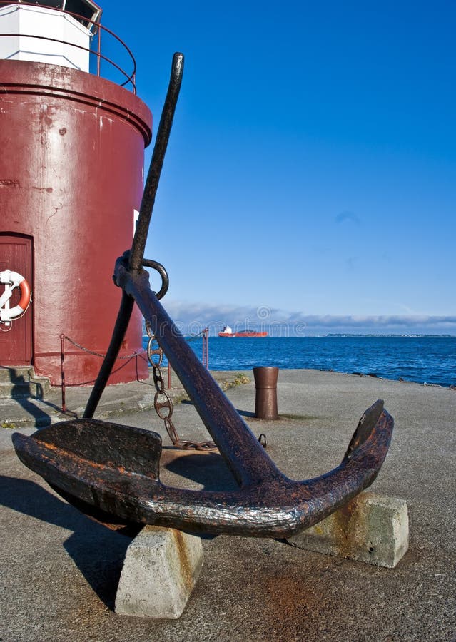 Old anchor in Alesund, Norway