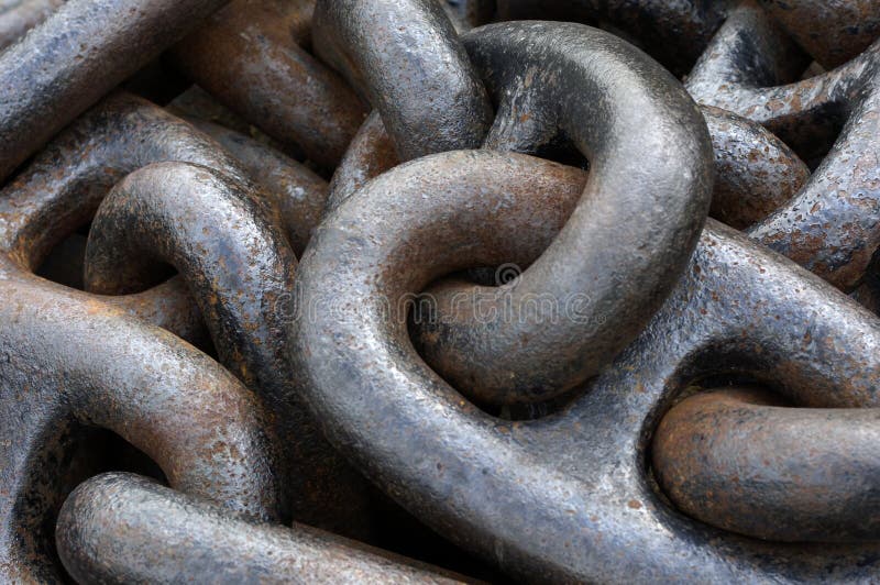 Old anchor chain