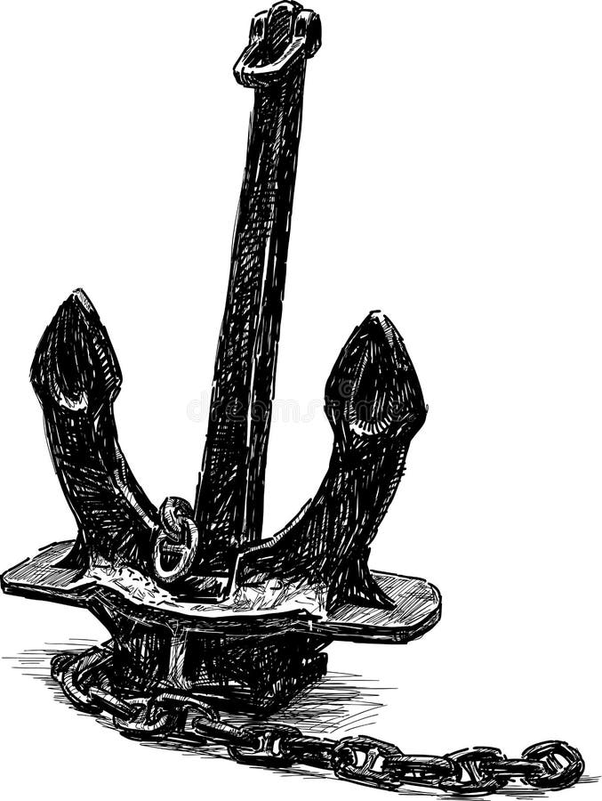 Anchor Chain Underwater Sea Stock Illustrations 348 Anchor Chain Underwater Sea Stock