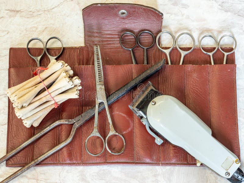 antique barber clippers