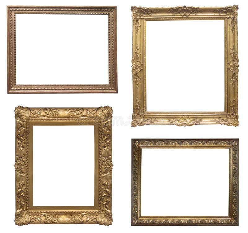 Old antique frame - set