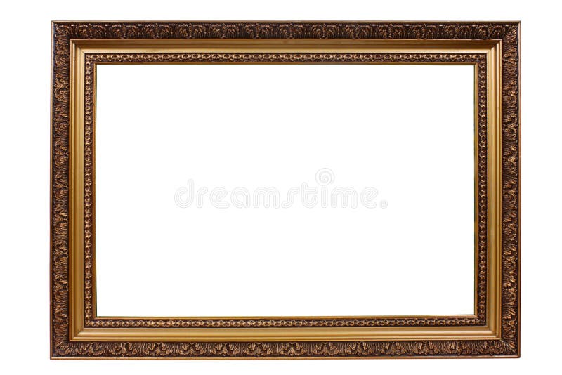 Old antique gold frame royalty free stock photos Old antique gold frame royalty free stock photos