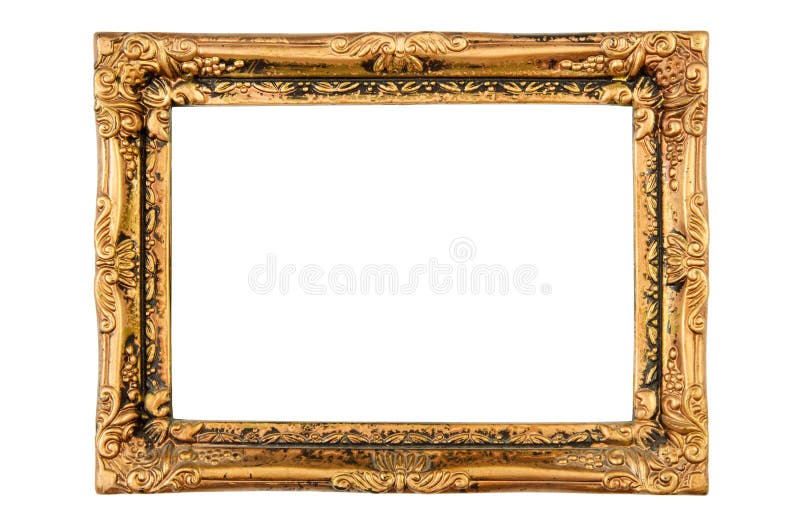 Old antique gold frame