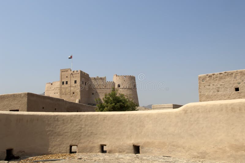 Old Arabian Castle in Fujairah Stock Photo Image of arabian, arab