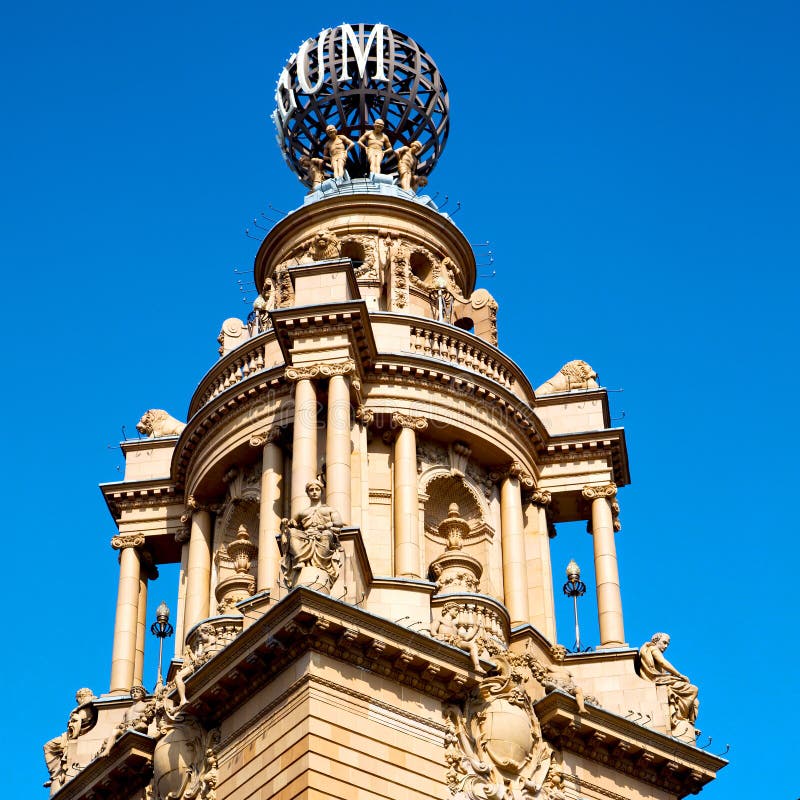 Old Architecture in England London Europe Wall and History Stock Photo