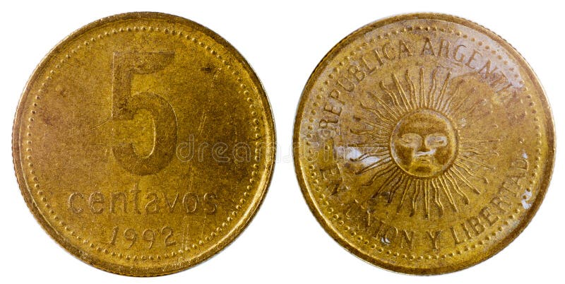 Old argentine coin