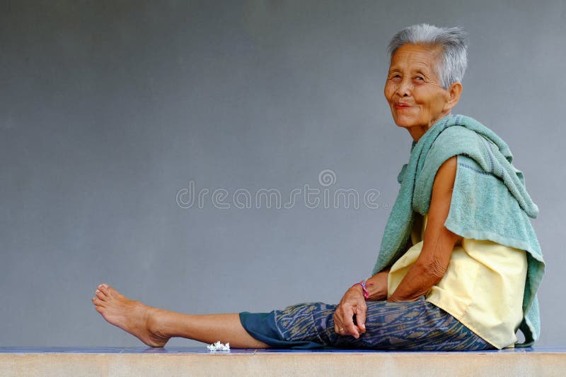 Old Asian Woman