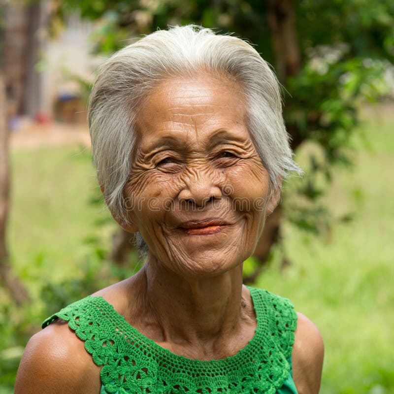 Old asian women. 