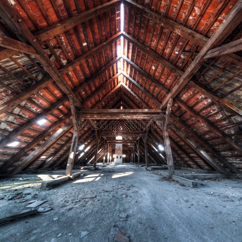 Old attic stock photography Old attic stock photography