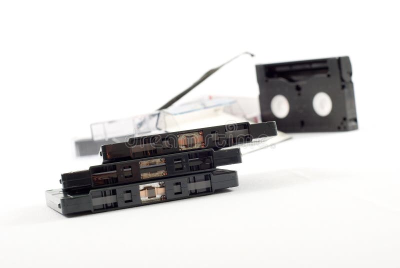 Old audio of the cartridge royalty free stock photo
