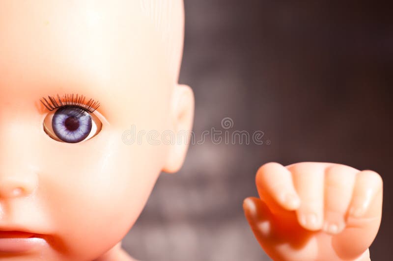 Doll eyes stock image. Image of porcelain, vision, plastic - 12283677