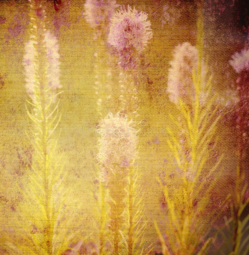Spring Flowers on a Grunge Background Stock Image - Image of textured ...