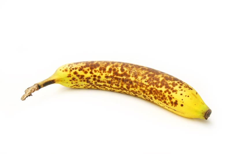 Old banana stock photo. Image of brown, fruit, isolated 15516008