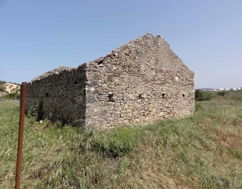 Old barn ruin in Portugal stock photo. Image of typical 209868186