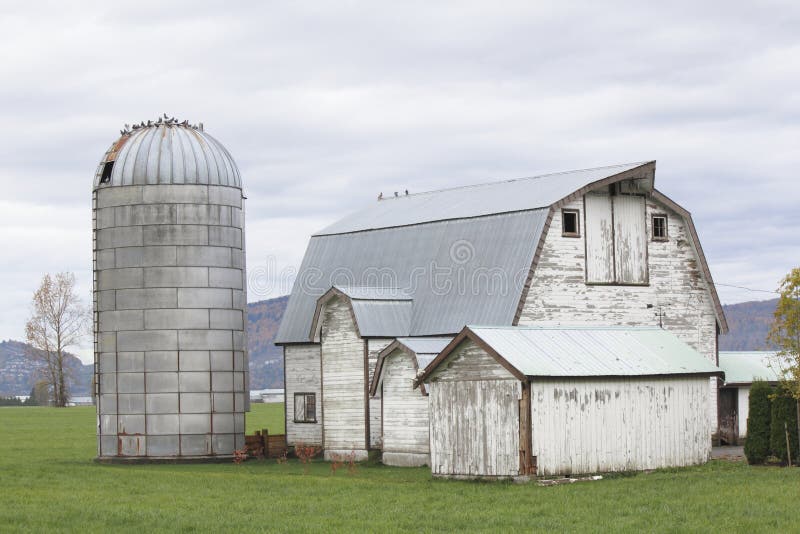 Old Barn And Silo Royalty Free Stock Image Image 27552536