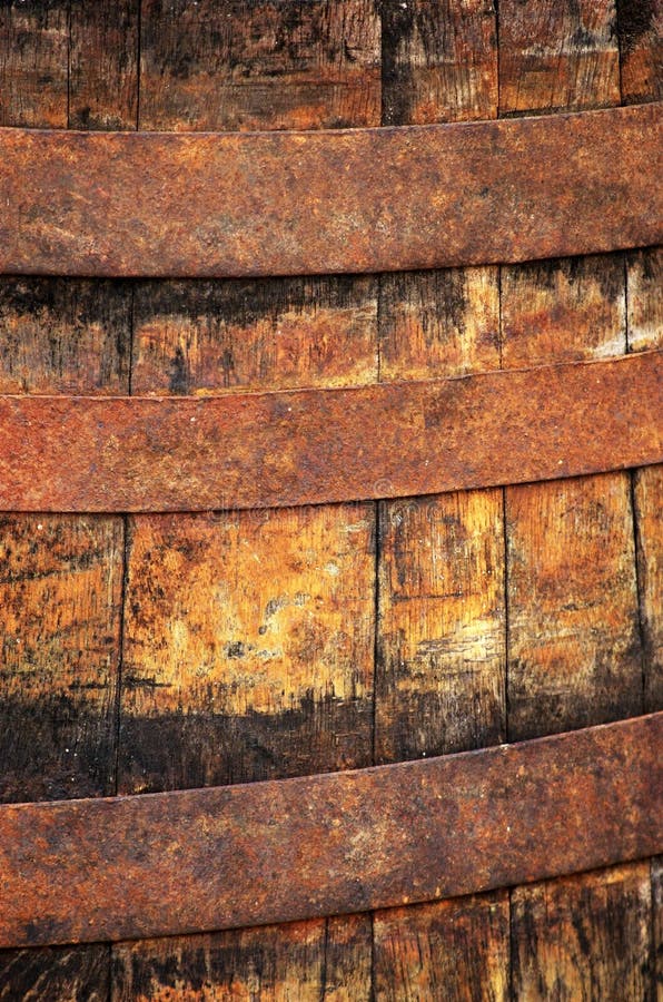 Old barrel close up stock photos