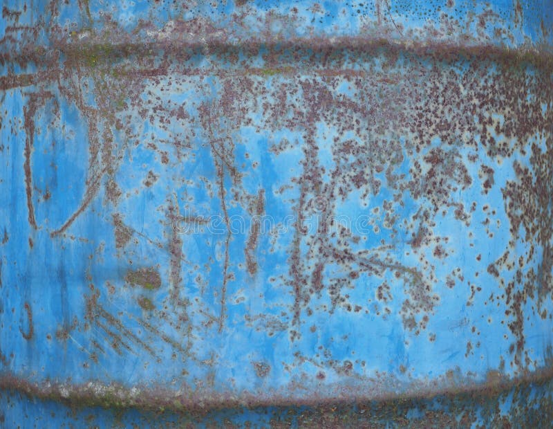 Blue Oil Drum Texture