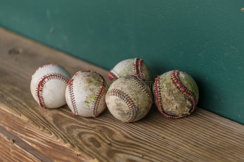 Dirty baseball stock photo. Image of sport, damage, play 2467564