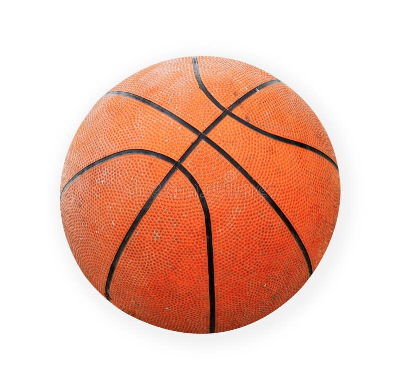 Old Basket ball royalty free stock photography