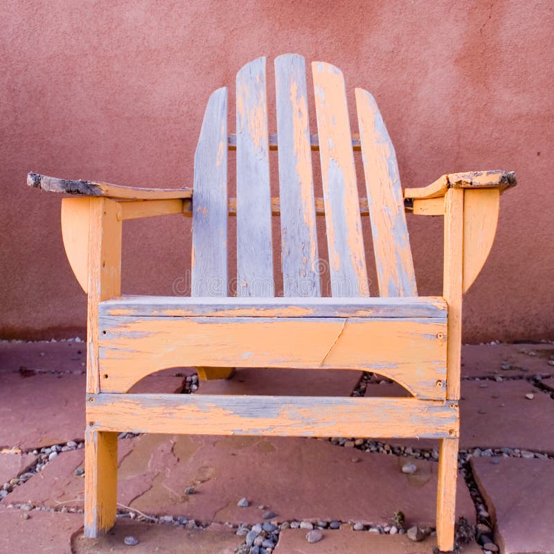 Old beach chair