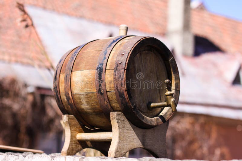 Old beer barrel stock photo. Image of baltic, beer, brass 23970518