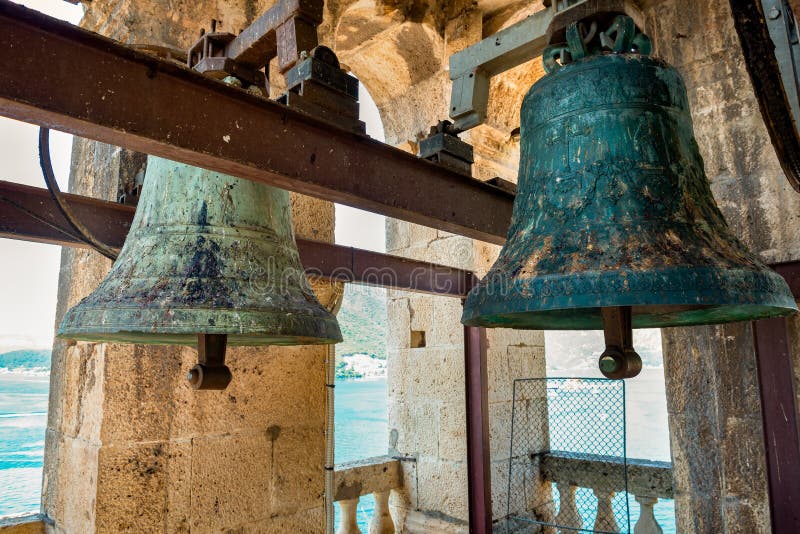 Old bells in a tower