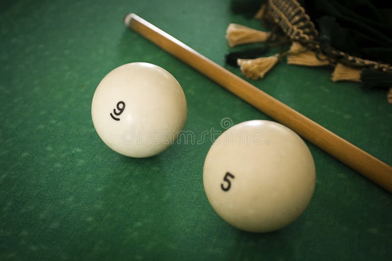 Old billiard balls stock image. Image of pool, billiard 115266683