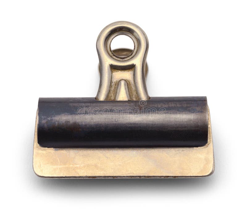 Old Binder Clip stock image. Image of aged, large, used 101481607