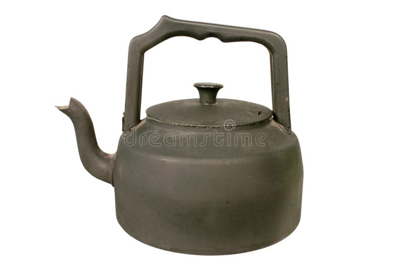 Old black stove kettle stock photo. Image of metal, ancient 1532300