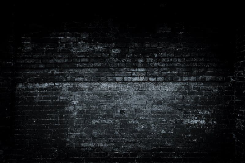 Old black wall background. Texture with border black vignette background