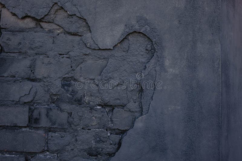 Old black wall. Brick background. Grunge royalty free stock images Old black wall. Brick background. Grunge royalty free stock images