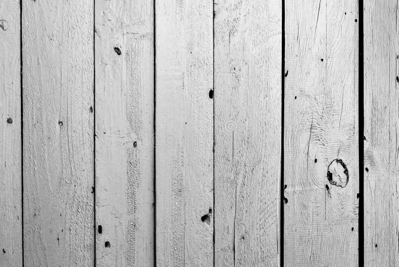 Old black and white color wooden fence background