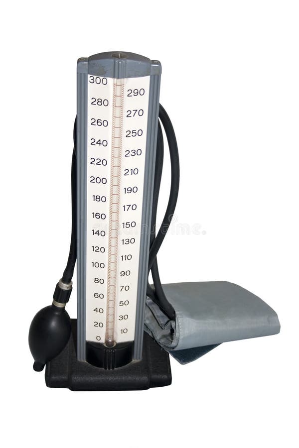 Old blood pressure cuff stock image. Image of blood, health 744965