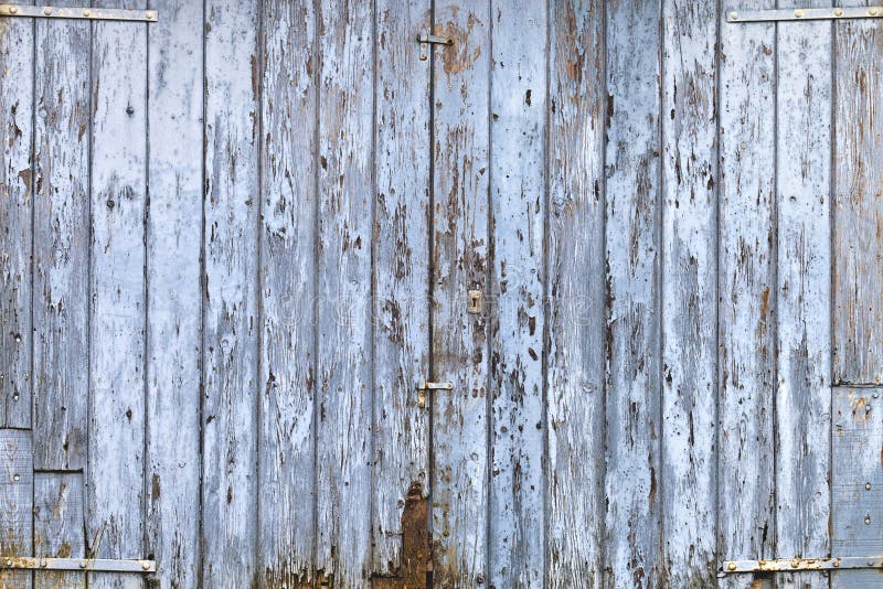 Old blue door