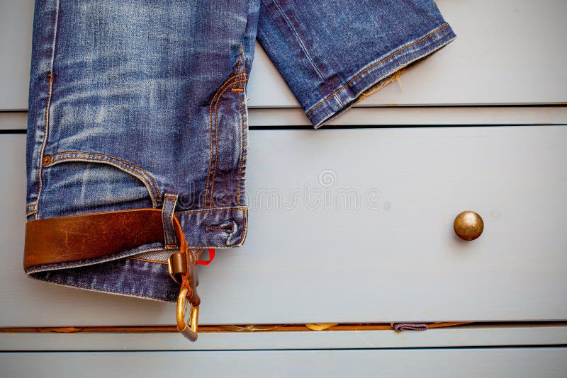 Old blue jeans stock photo. Image of sewn, close, denim - 79039896