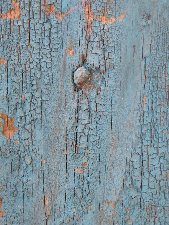 Old blue wood wall