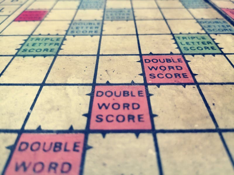 Old Boardgame! Childhood Memories! Stock Photo Image of double