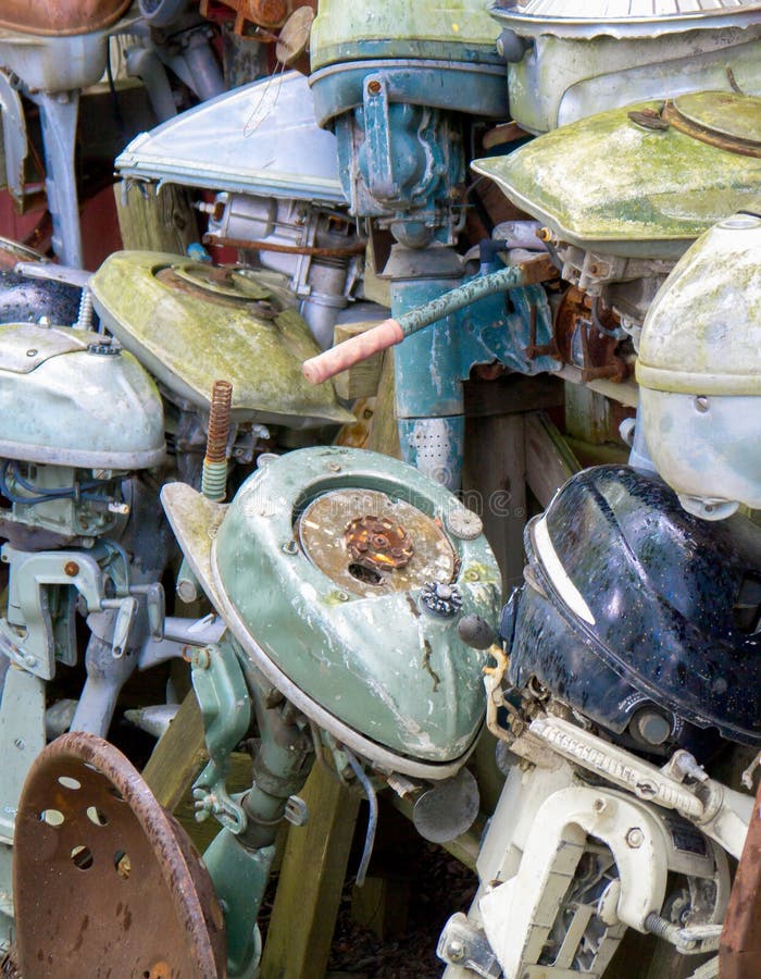Junk Yard Full Of Automobile Hub Caps Stock Photo Image of landfill