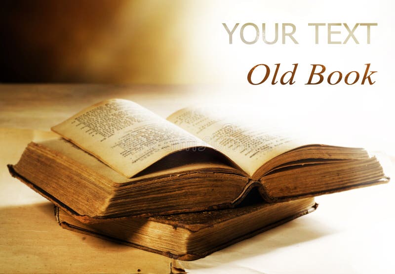 Old Book. Very old book. Close-up image with copy-space for text Old Book. Very old book. Close-up image with copy-space for text