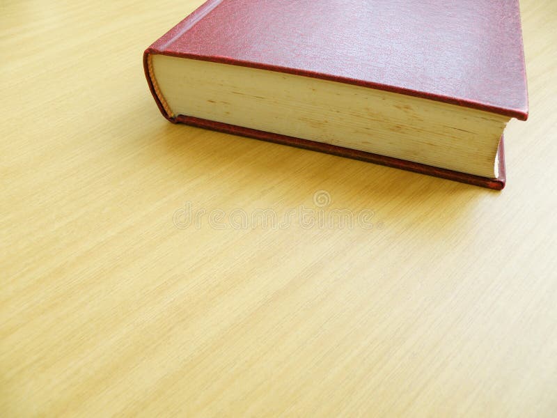 Old book on brown table top royalty free stock photos Old book on brown table top royalty free stock photos