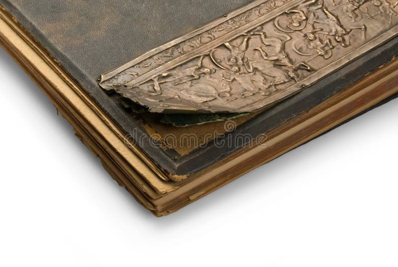 Old Book with an Engraving. Stock Image Image of grunge, coining