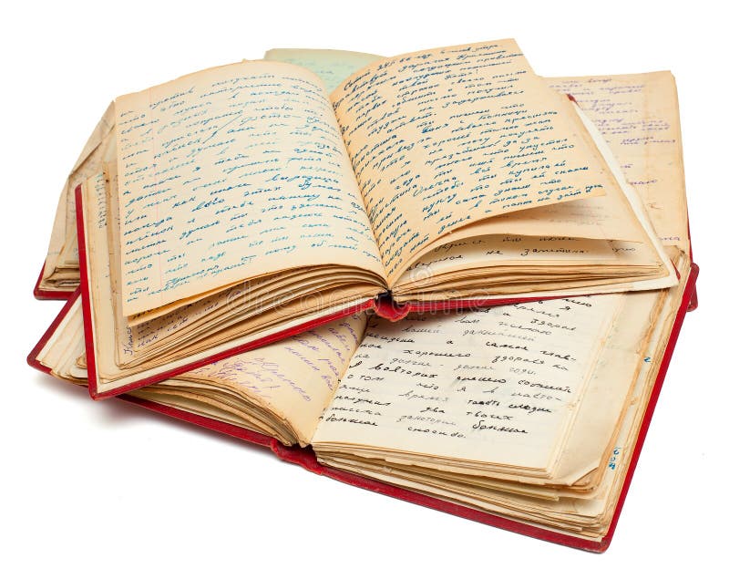 Old books with letters stock photo. Image of damaged 28578108